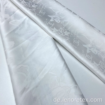 Polyester Stretch 50d gewebt mattes Satin-Jacquard-Stoff